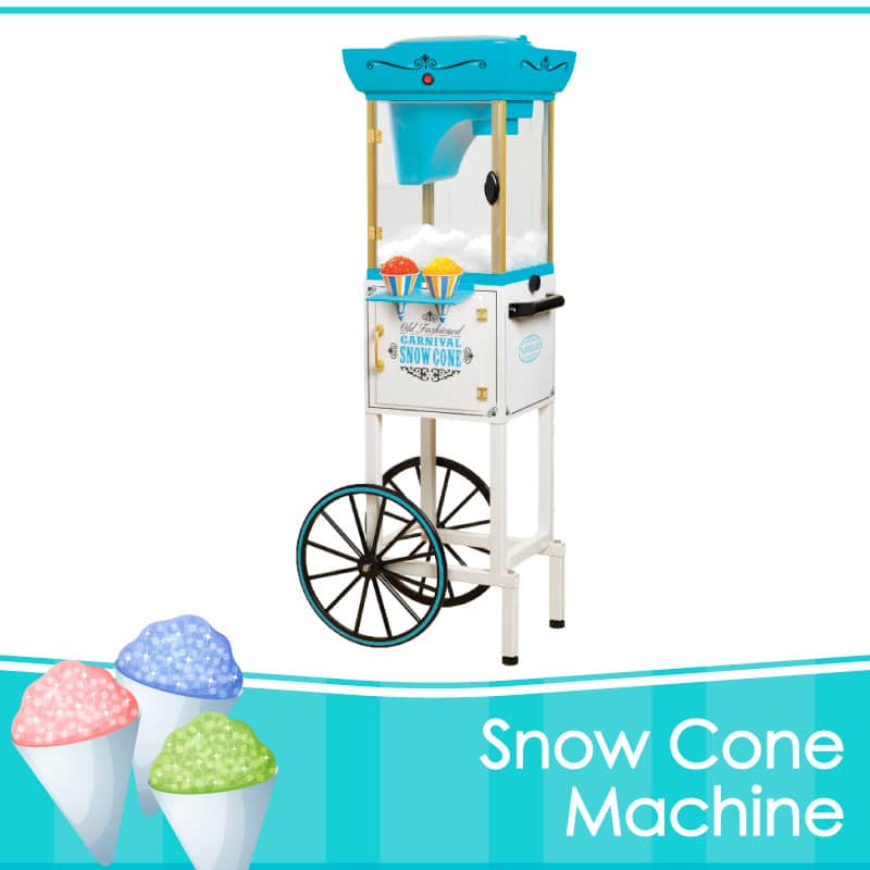 snow cone machine for rental