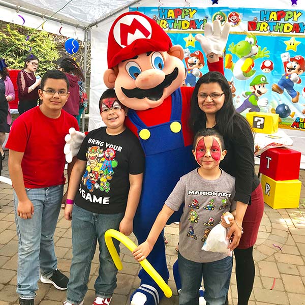 Mario Bros para fiestas infantiles