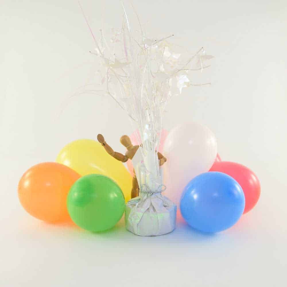 Centro de mesa de globos