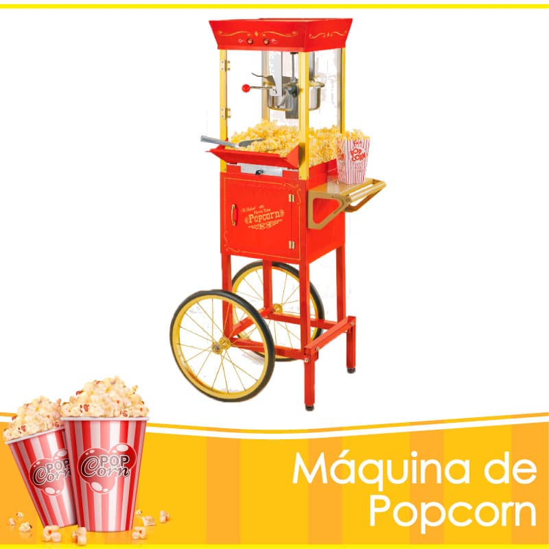 renta de máquina de popcorn.