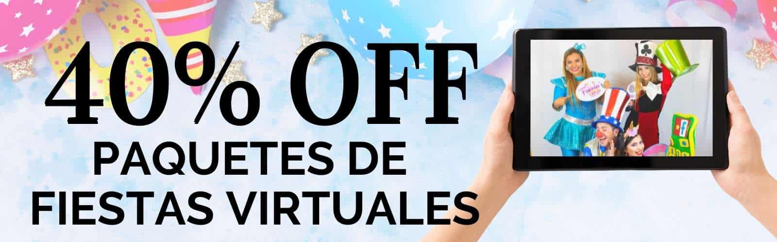 Ofertas en Fiestas Virtuales