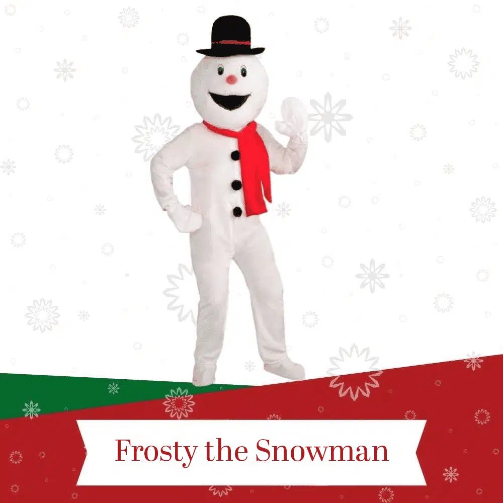 Frosty the snowman for hire