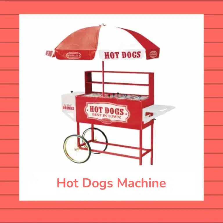 A photo with a Hot dogs machine